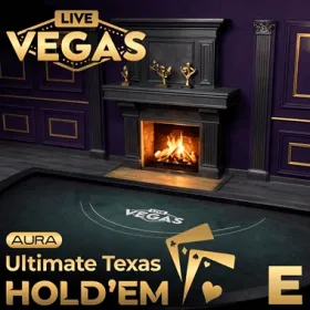 Ultimate Texas Hold'em Aura E Live Vegas